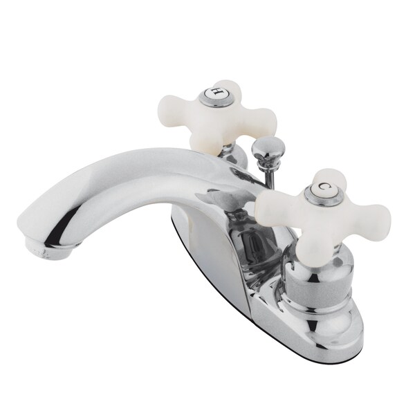 4" Centerset Bathroom Faucet, Chrome